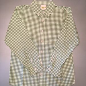 NWT: Crazy 8 LS Gingham Button Down Shirt